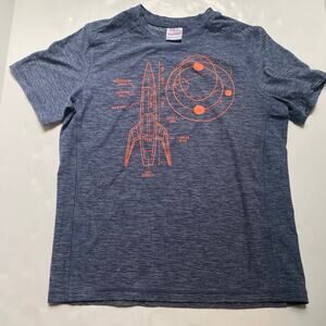 Hanna Andersson Madeforsun Active Rocket Ship Graphic Shirt